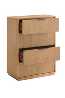 Reeded Wood 4-Drawer Chest | OROA Modern Santa Monica | Oroatrade.com