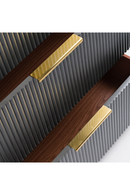 Reeded Wood 4-Drawer Chest | OROA Modern Santa Monica | Oroatrade.com