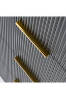 Reeded Wood 4-Drawer Chest | OROA Modern Santa Monica | Oroatrade.com