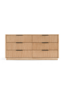 Natural Oak 6-Drawer Dresser | OROA Modern Santa Monica | Oroatrade.com