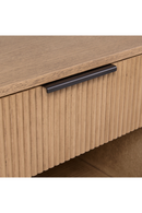 Reeded Wood 1-Drawer Nightstand | OROA Modern Santa Monica | Oroatrade.com