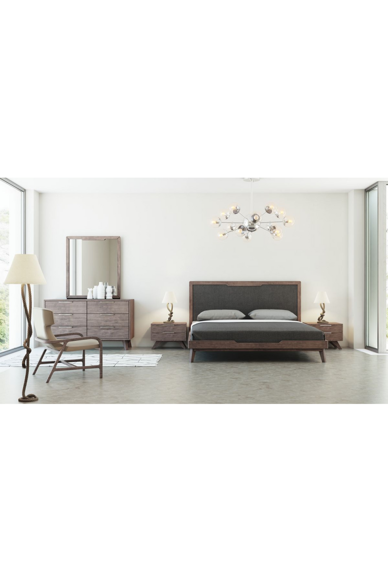 6-Drawer Walnut Dresser | OROA Modern Soria | Oroatrade.com
