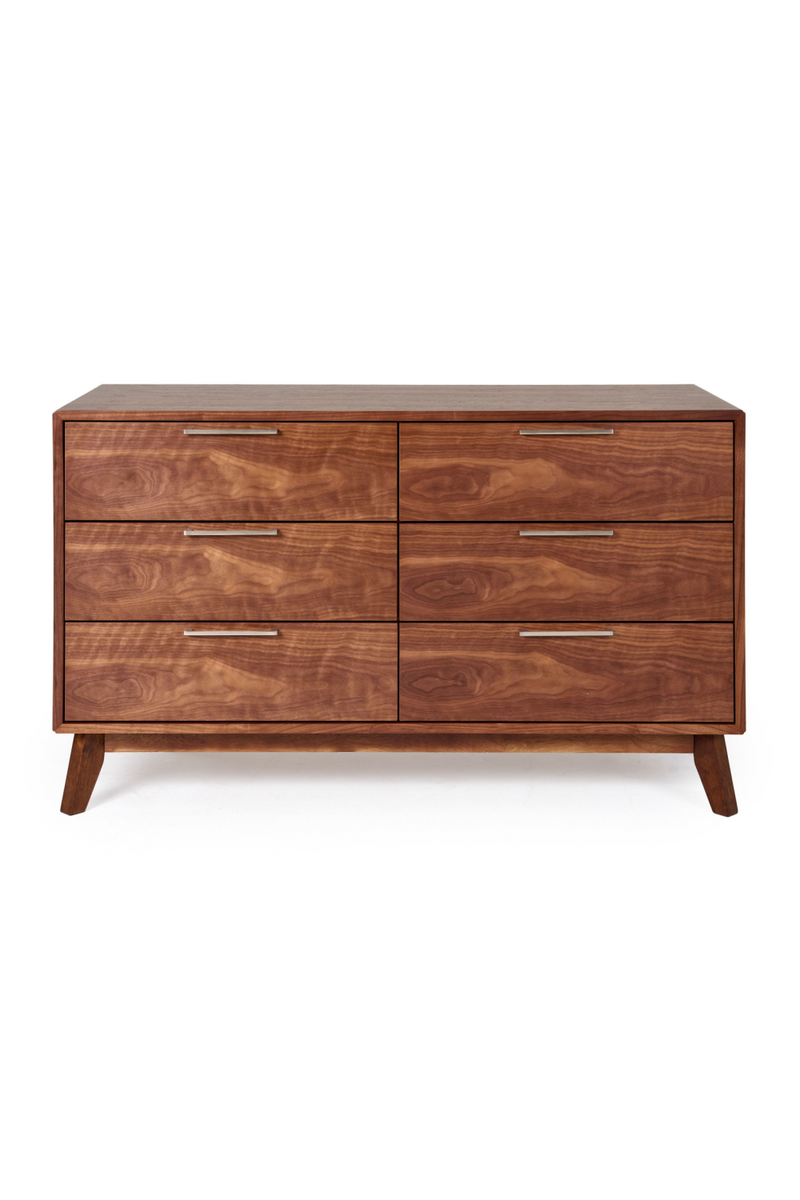 6-Drawer Walnut Dresser | OROA Modern Soria | Oroatrade.com
