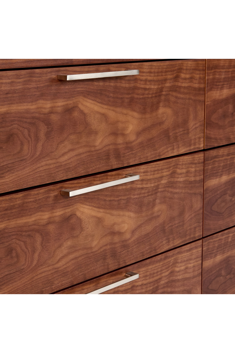 6-Drawer Walnut Dresser | OROA Modern Soria | Oroatrade.com