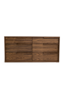 6-Drawer Walnut Veneer Dresser | OROA Modern Amberlie | Oroatrade.com