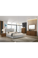 Gray Walnut-Trimmed Bed | OROA Modern Dustin | Oroatrade.com