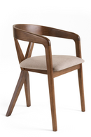 Cross-Back Wooden Dining Chair | OROA Modern Weiss | Oroatrade.com