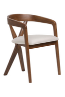 Cross-Back Wooden Dining Chair | OROA Modern Weiss | Oroatrade.com
