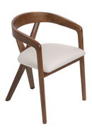 Cross-Back Wooden Dining Chair | OROA Modern Weiss | Oroatrade.com