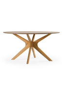 Round Natural Oak Dining Table | OROA Modern Prospect | Oroatrade.com