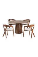 Round Pedestal Dining Table | OROA Modern Weiss | Oroatrade.com