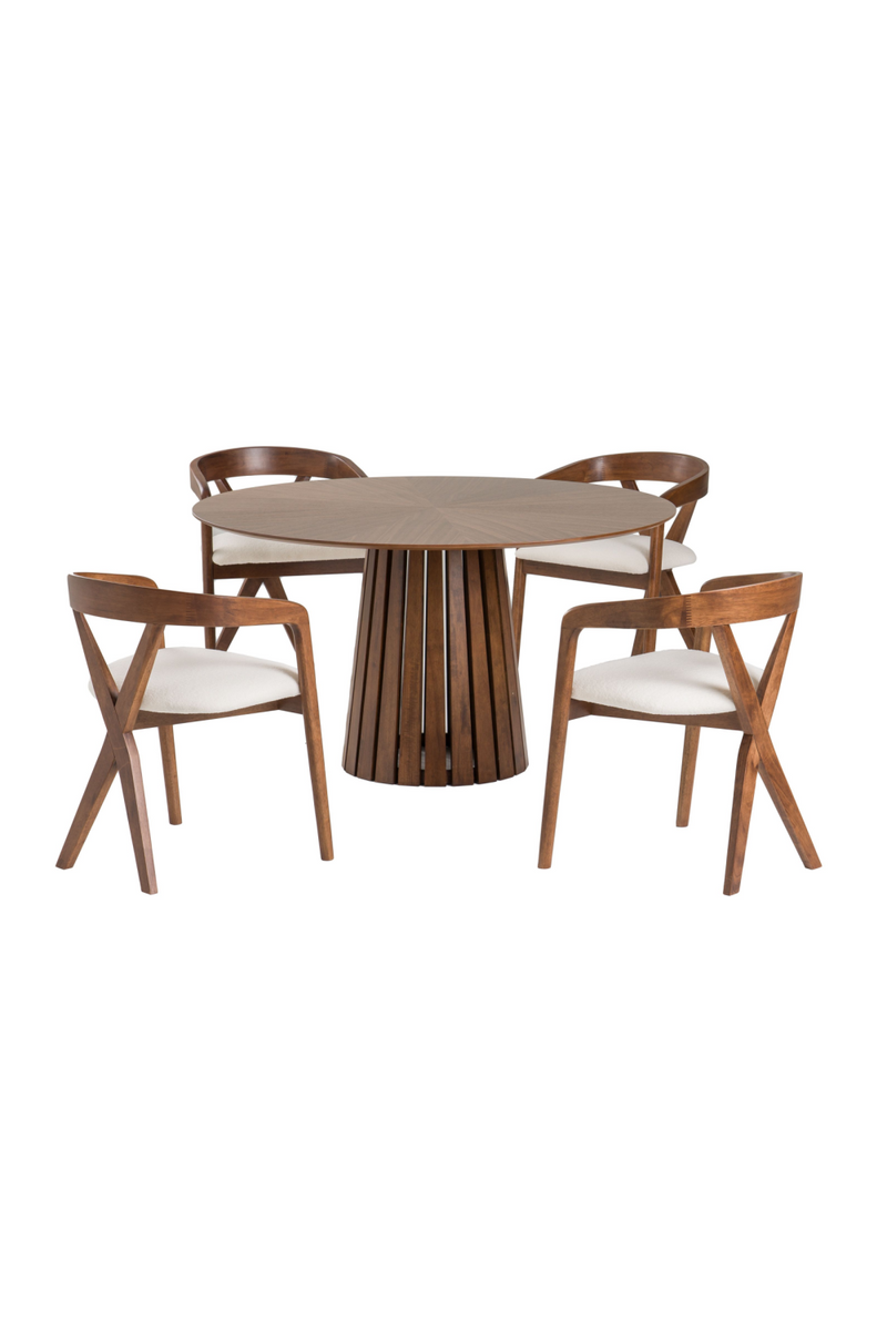 Round Pedestal Dining Table | OROA Modern Weiss | Oroatrade.com