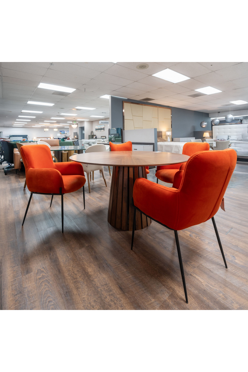 Round Pedestal Dining Table | OROA Modern Weiss | Oroatrade.com