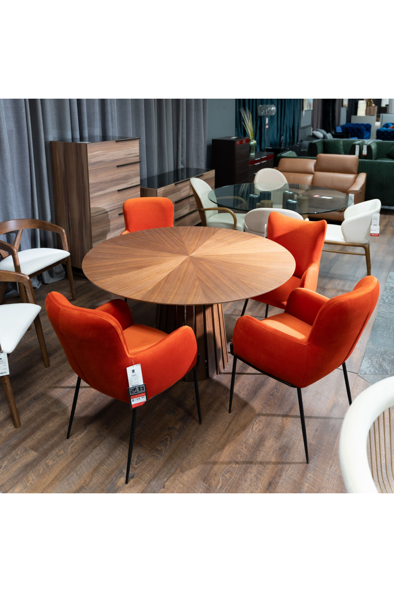 Round Pedestal Dining Table | OROA Modern Weiss | Oroatrade.com