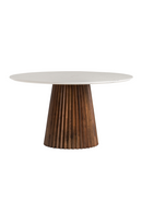 White Marble Round Dining Table | OROA Modern Nancy | Oroatrade.com