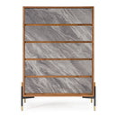 Volcanic Slate 5-Drawer Chest | OROA Modern Metcalf | Oroatrade.com