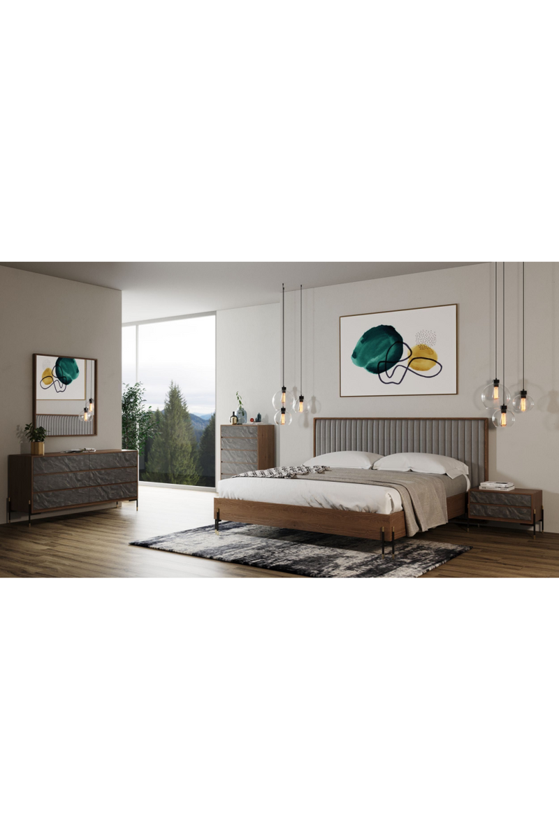 Volcanic Slate 5-Drawer Chest | OROA Modern Metcalf | Oroatrade.com