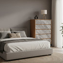 Volcanic Slate 5-Drawer Chest | OROA Modern Metcalf | Oroatrade.com
