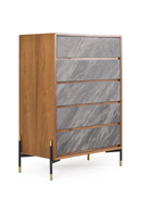 Volcanic Slate 5-Drawer Chest | OROA Modern Metcalf | Oroatrade.com