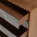 Volcanic Slate 5-Drawer Chest | OROA Modern Metcalf | Oroatrade.com