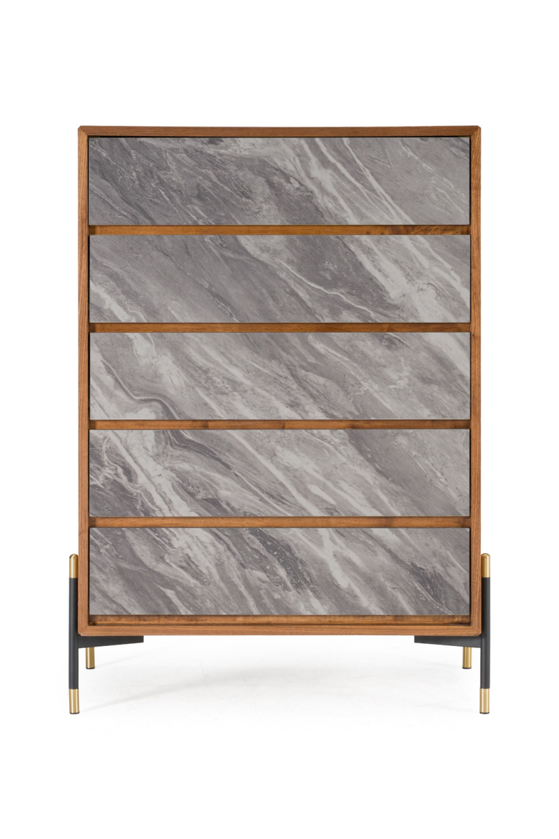 Volcanic Slate 5-Drawer Chest | OROA Modern Metcalf | Oroatrade.com