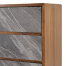 Volcanic Slate 5-Drawer Chest | OROA Modern Metcalf | Oroatrade.com