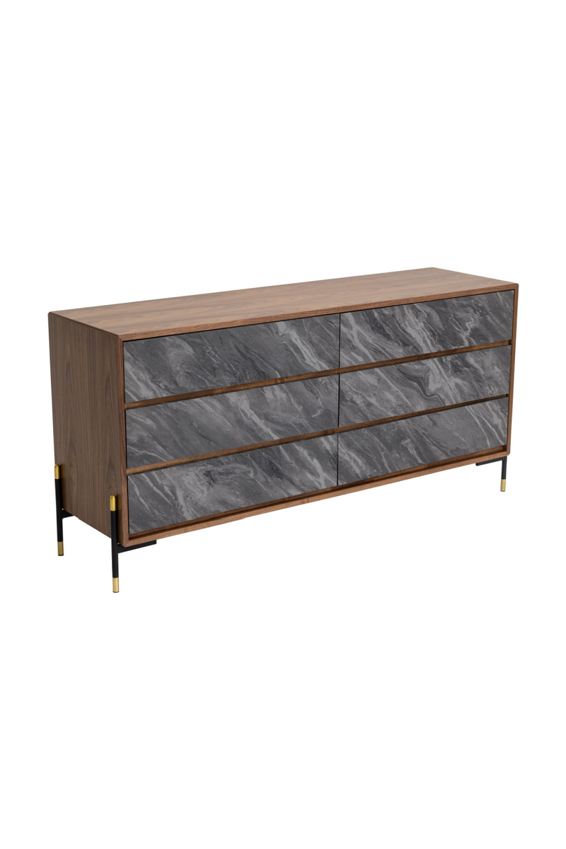 Volcanic Slate 6-Drawer Dresser | OROA Modern Metcalf | Oroatrade.com