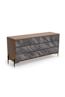 Volcanic Slate 6-Drawer Dresser | OROA Modern Metcalf | Oroatrade.com