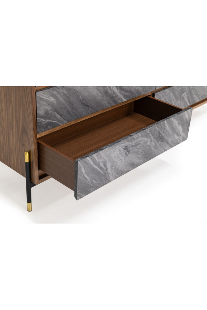 Volcanic Slate 6-Drawer Dresser | OROA Modern Metcalf | Oroatrade.com