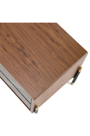 Volcanic Slate 2-Drawer Nightstand | OROA Modern Metcalf | Oroatrade.com