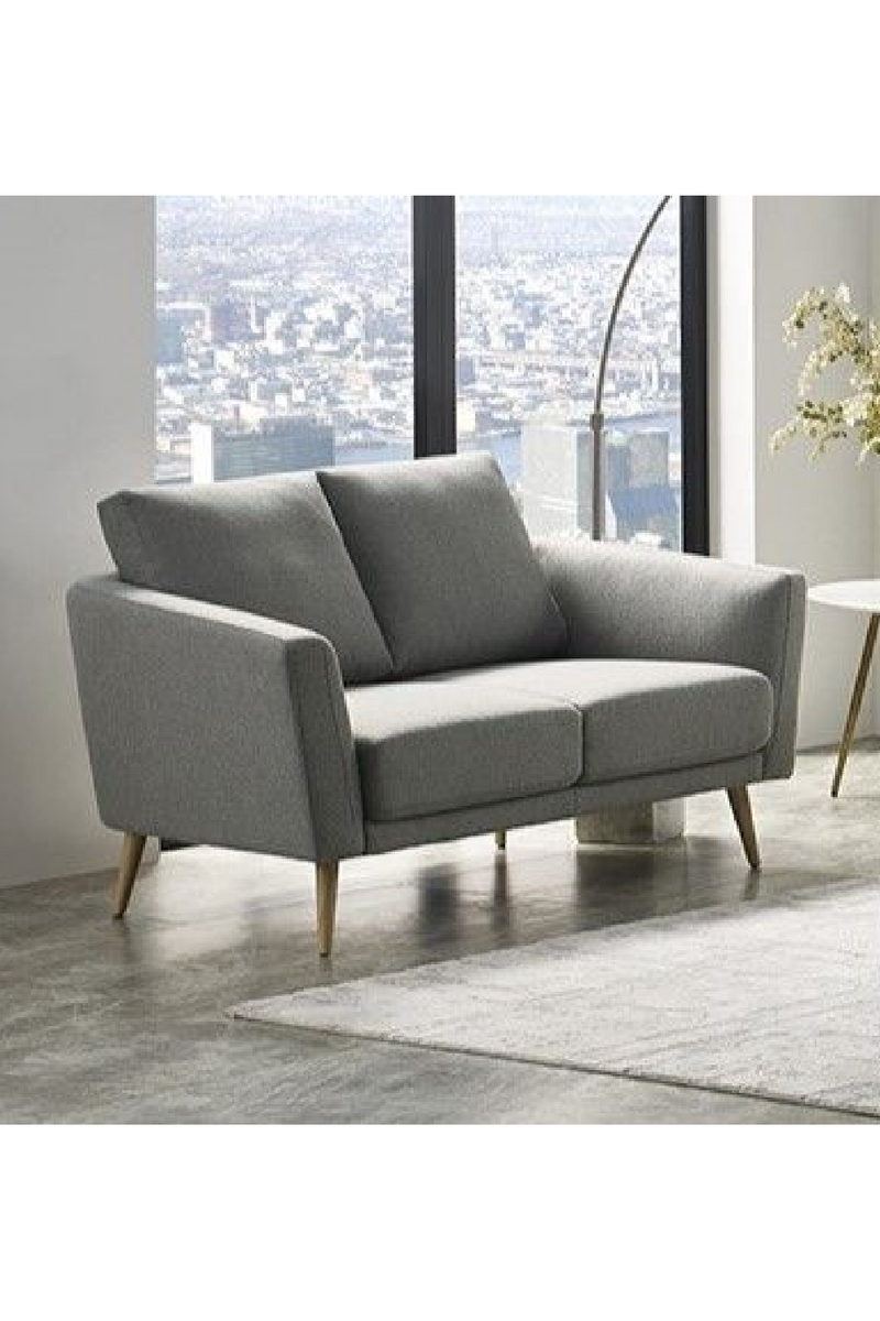 Gray Fabric Loveseat | OROA Modern Benham | Oroatrade.com