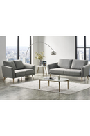 Gray Fabric Loveseat | OROA Modern Benham | Oroatrade.com