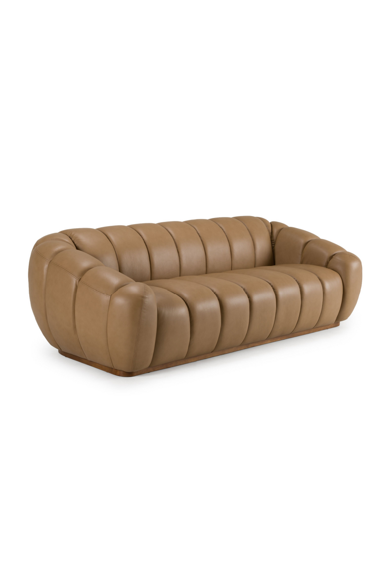 Tan Leather Sofa | OROA Modern Ekwok | Oroatrade.com