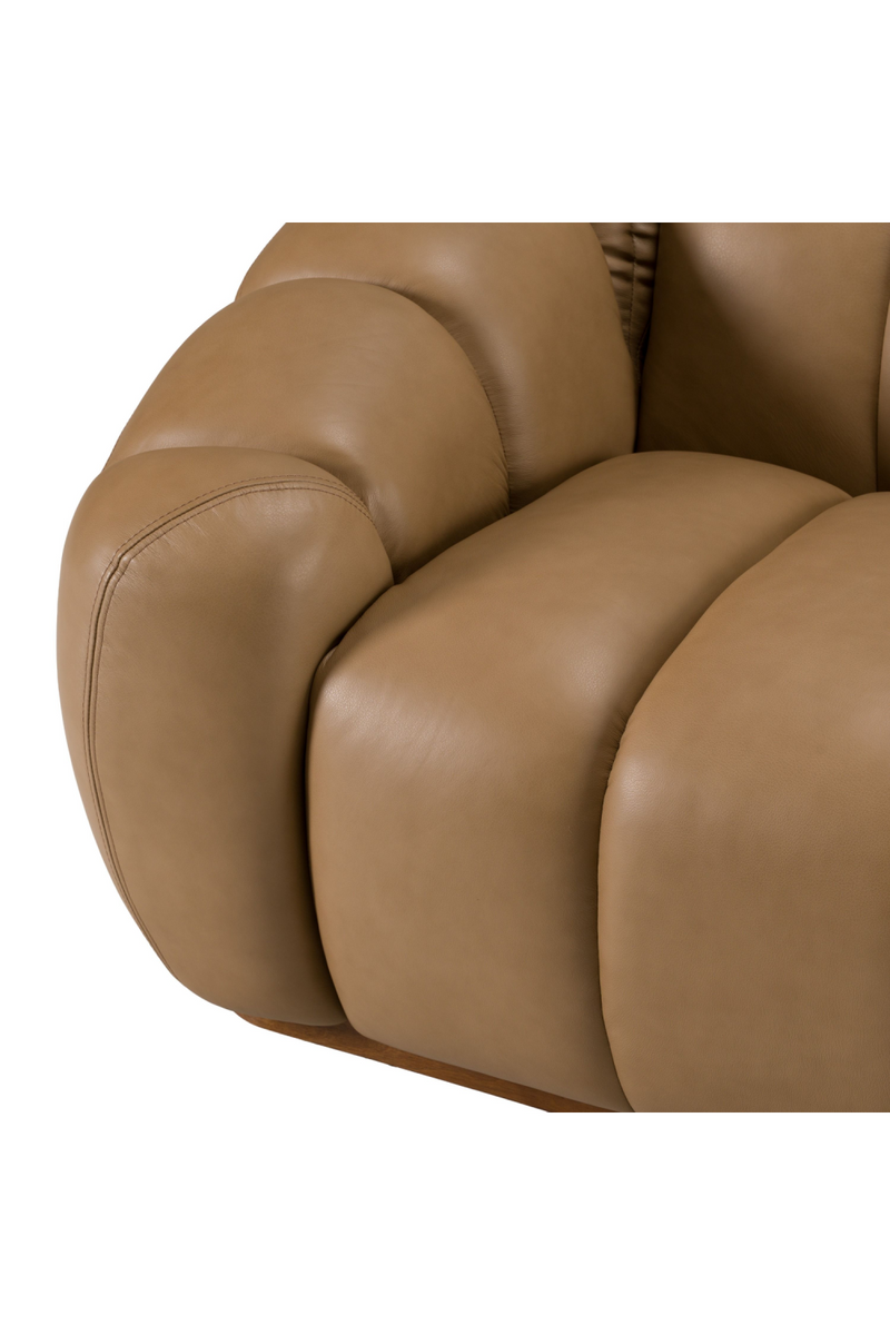 Tan Leather Sofa | OROA Modern Ekwok | Oroatrade.com