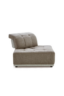 Brown Tufted Modular Sectional Sofa | OROA Modern Ekron | Oroatrade.com