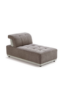 Brown Tufted Modular Sectional Sofa | OROA Modern Ekron | Oroatrade.com