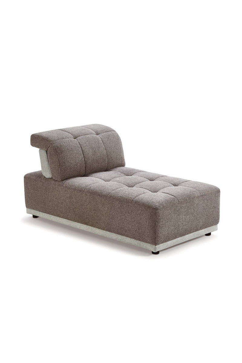 Brown Tufted Modular Sectional Sofa | OROA Modern Ekron | Oroatrade.com