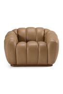Tan Leather Lounge Chair | OROA Modern Ekwok | Oroatrade.com