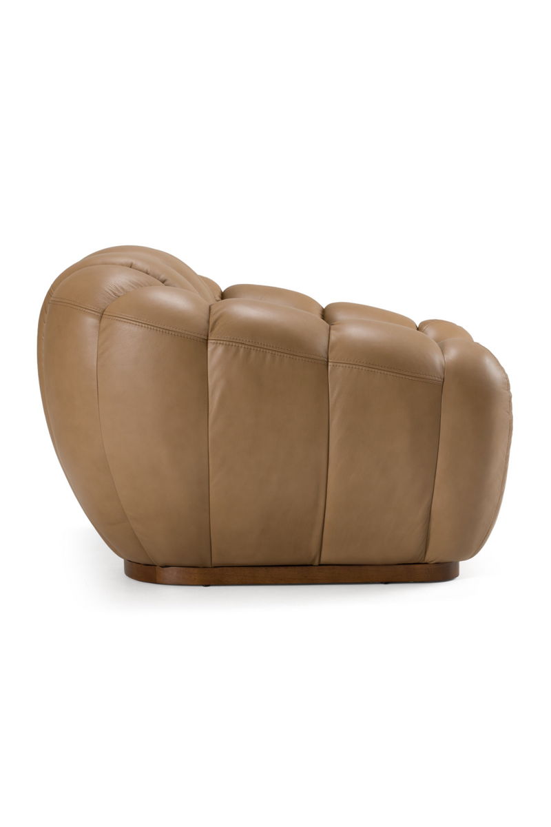 Tan Leather Lounge Chair | OROA Modern Ekwok | Oroatrade.com