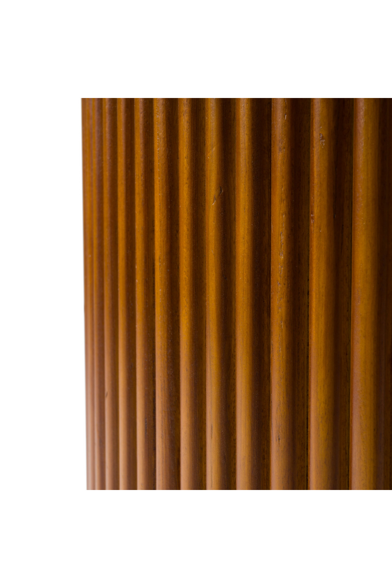 Fluted Wood Base Dining Table | OROA Modern Duncan | Oroatrade.com