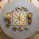 Walnut Base Round Dining Table | OROA Modern Bateman