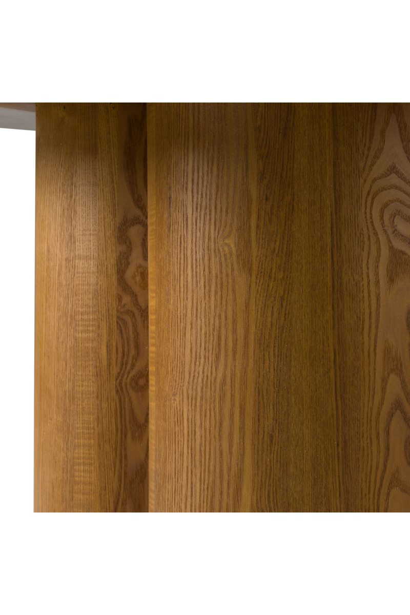 Walnut Base Round Dining Table | OROA Modern Bateman | Oroatrade.com