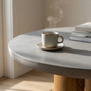 Walnut Base Round Dining Table | OROA Modern Bateman