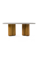 Walnut Base Rectangular Dining Table | OROA Modern Bateman | Oroatrade.com