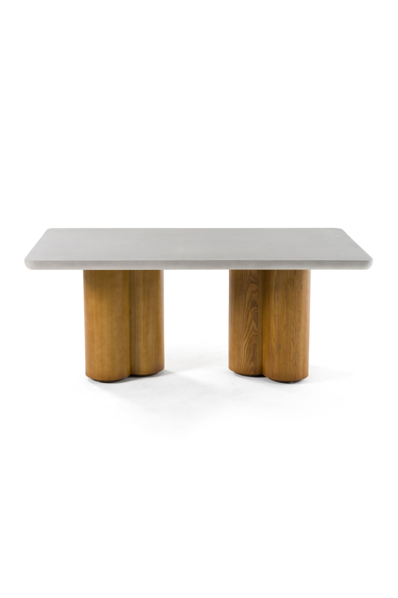 Walnut Base Rectangular Dining Table | OROA Modern Bateman | Oroatrade.com