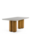 Walnut Base Rectangular Dining Table | OROA Modern Bateman | Oroatrade.com