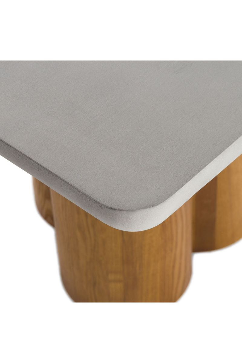 Walnut Base Rectangular Dining Table | OROA Modern Bateman | Oroatrade.com