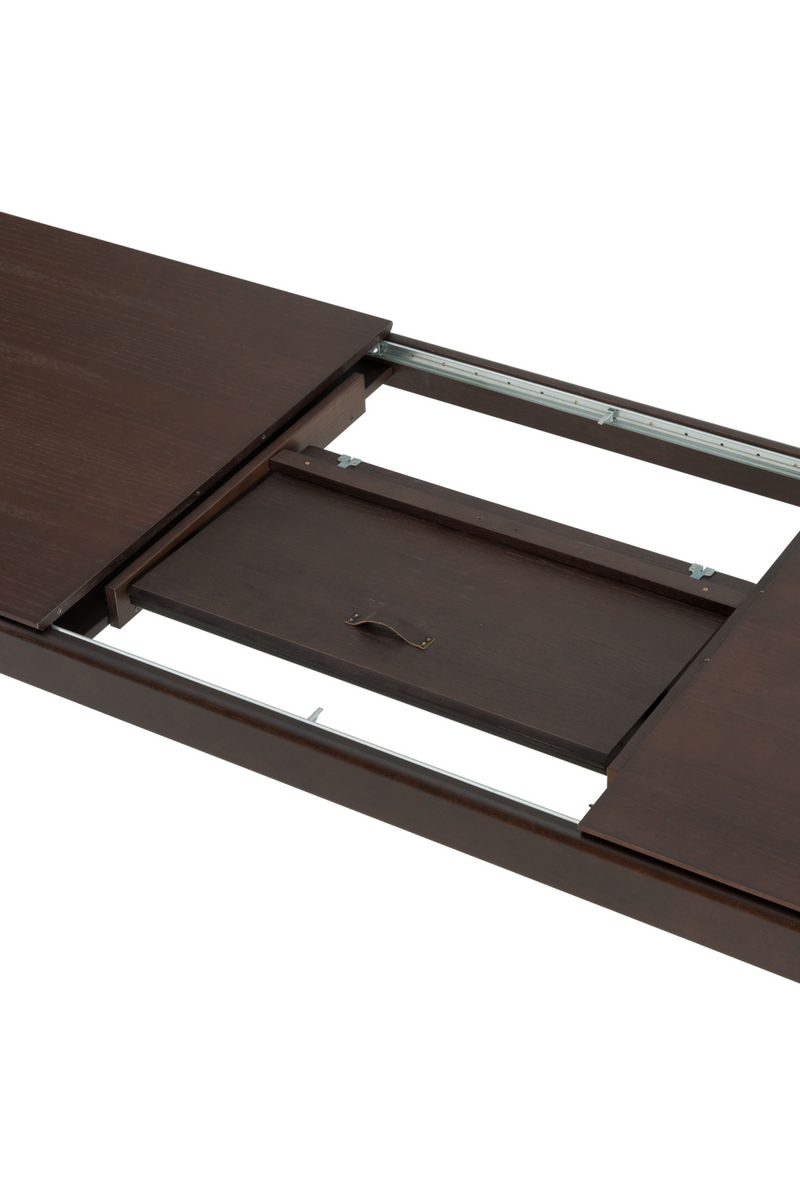 Brown Oak Extendable Dining Table | OROA Modern Dallas | Oroatrade.com