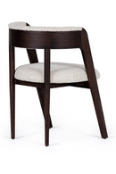 Rounded-Back Walnut Dining Chairs (2) | OROA Modern Vegas | Oroatrade.com