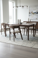 Rounded-Back Walnut Dining Chairs (2) | OROA Modern Vegas | Oroatrade.com